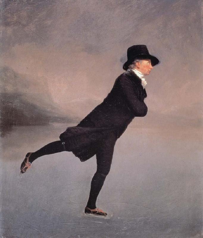 RAEBURN, Sir Henry Reverend Robert Walker Skating on Duddin Sweden oil painting art